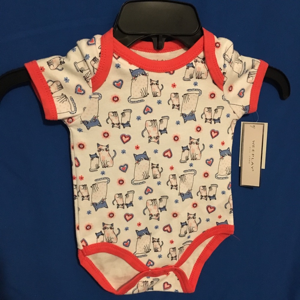 NWT Weeplay Cat 🐱 Onesie